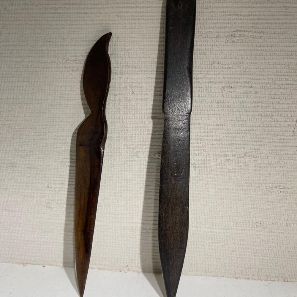 Hand Carved Letter Openers. - Picture 2 of 2